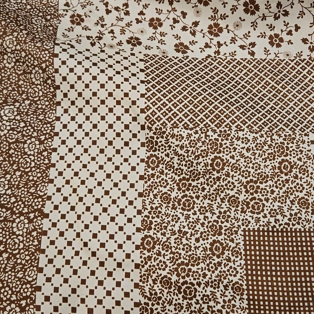 Brown Patterned Scarf - Picture 2 of 4